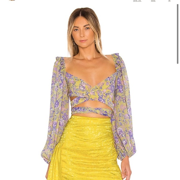 For Love and Lemons Maui Crop Top - Picture 3 of 6